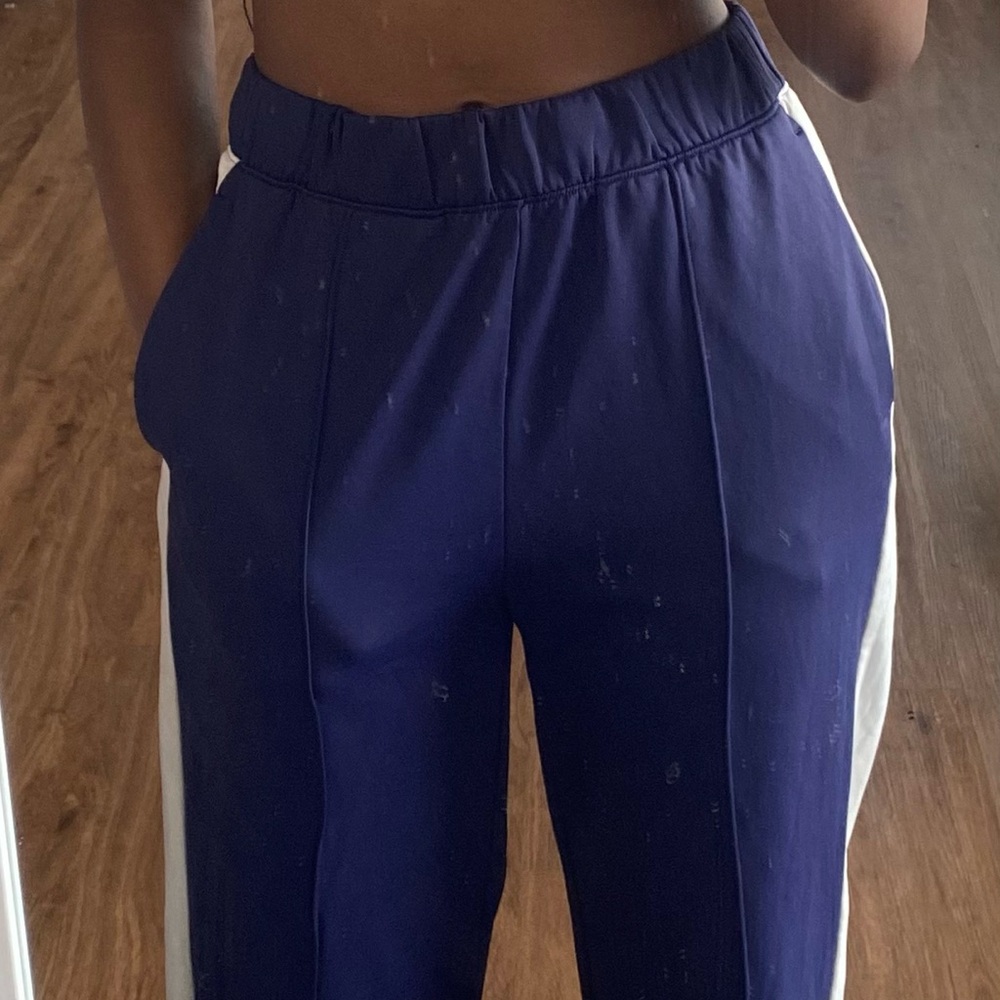 Navy Blue Women's Straight Leg Pants